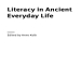 Anne Kolb - Literacy in Ancient Everyday Life [Retail]